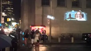 Wall Projections Advertising Campaign for Prometheus Blu-ray / DVD Release in Toronto