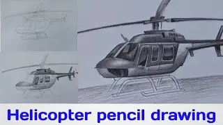 Helicopter | Pencil drawing | timelapse | Prikesharts