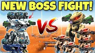 🔥1VS6 BEHEMOTH & HAWK VS DESTRIERS MERGED BOSS FIGHT || WAR ROBOTS ||