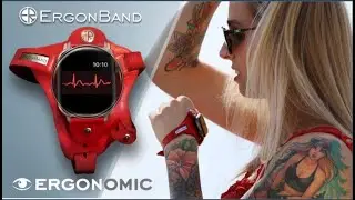 ErgonBand (Ergon Band):Ergonomic smartwatch band+Luxury leather bracelet/strap for sport