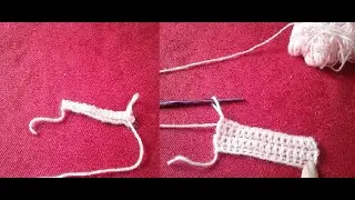 Les premiers points de base du crochet 1