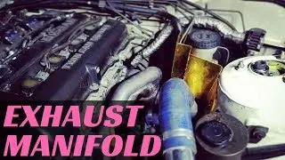 240sx Sr20det Cracked Exhaust Manifold Fix & Install