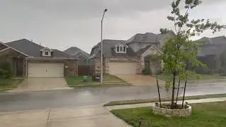 Rain in Leander TX 2022 - Walking in Rain!
