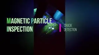 ✔️🔍Welding crack detection | MPI (Magnetic Particle Inspection)