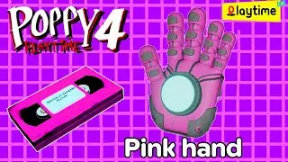 Poppy Playtime Chapter 4 New Pink Hand VHS Tape Tutorial