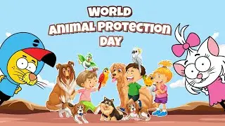 World Animal Protection Day Special Episode 🐱🐶 #cartoon #animation