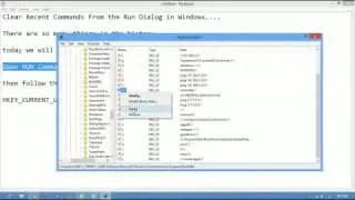 Clear RUN command history
