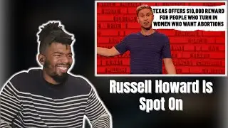 AMERICAN REACTS TO America Takes Women's Right Back To The Dark Ages | The Russell Howard Hour
