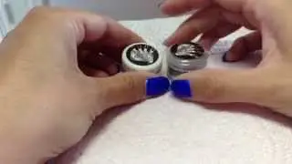 Colour Shack SpectraFlare Pigments with CND Shellac & Empower Nail Art
