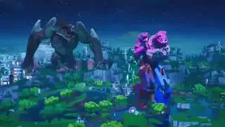 FINAL SHOWDOWN - Robot Vs Monster [Live Event] Cinematic Version - Fortnite