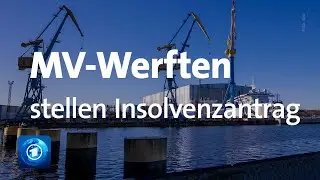 Pandemie bringt Schiffbau in die Krise: MV-Werften beantragen Insolvenz