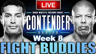 🔴 CONTENDER SERIES 2020 | WEEK 8 | ULBERG VS OLIVEIRA LIVE FIGHT REACTION!