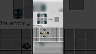 crafting a warden totem in minecraft #minecraft  #shorts