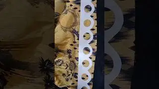 New daman design Cutting and stitching/how to attach lace on ghera/kurti daman design with lace#diy​