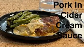 Perfect Fall Dinner In Normandy - Pork In A Cider Cream Sauce - Who Doesn't Love Pork With Apples