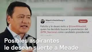 Posibles aspirantes del PRI desean suerte a Meade en Twitter - En Punto con Denise Maerker