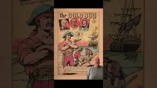 Celebrate Edgar Allan Poe&rsquo;s 215th Birthday with the Gold Bug #comics #edgarallanpoe #poe #crypto
