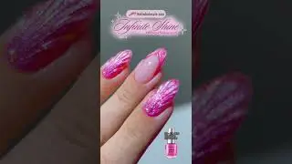 Bold meets minimal #InfiniteShine #spring2026 #orangenails #nailtrends  #nailwholesale  #nails