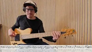 Not Yet / Michel Camilo / Anthony Jackson Bass Cover / Notes&Tabs