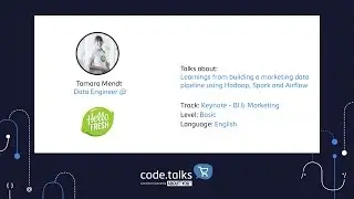 ctcs 2017 - Learnings from building a marketing data pipeline using Hadoop, Spark, and Airflow