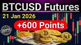 BTCUSD Intraday Scalp + Swing Trading | +600 Points | BTC Futures 21 Jan 2026