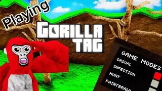 Playing gorilla tag game modes part 2      #gorillatag #funny 