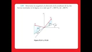 2.91 😭SOLUCIÓN 😭DE EJERCICIOS DE ESTATICA , CODESCOMPOSICIÓN DE VECTORES EN TRES DIMENSIONES