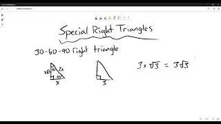 Special Right Triangles