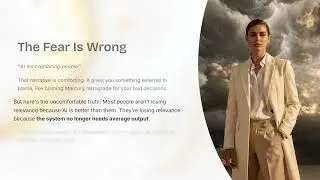 The Fear Is Wrong