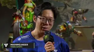 MoonMeander pre-game interview glazing on Topson 🤣🤣