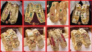 Traditional South Indian bangle Design Exquisite gold bangle Craftsmanship Bridal South Indian