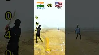 INDIA-A VS USA Cricket Match challenge highlights #cricket #cricketlover #shorts #CricShot_six
