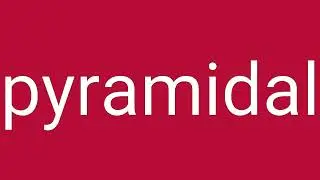Pyramidal Definition & Meaning
