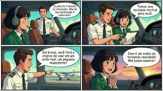 Aprendendo voar - educational video portuguese reading and vocabulary