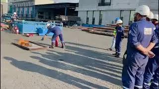 Live Fire Practice Practical Use of Fire Extinguisher #hsetraining #safety #fire #fireextinguishers