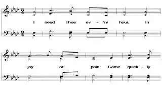 I Need Thee Every Hour - A Cappella Hymn