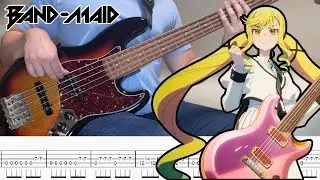 【TAB】BAND-MAID - Ready to Rock『Rock is a Lady's Modesty OP』Bass Cover