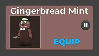 Roblox Puppet ~ Gingerbread Mint Theme ~ [Fan Made Xmas Skin] 🎵 🎄