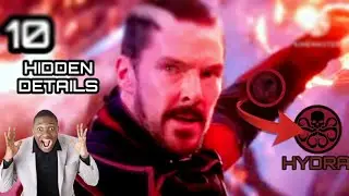 TOP 10 HIDDEN DETAILS IN DOCTOR STRANGE MULTIVERSE OF MADNESS #viral #facts #trending #doctorstrange
