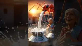 Grandma's Ant Gives Millions Of Liters Of Milk 🐜😭 #ai #shorts #ant