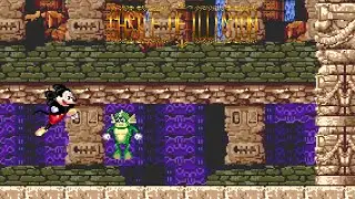 CASTLE OF ILLUSION - MERPEOPLE Boss Fight - Mega Drive/GENESIS