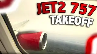 POWERFUL! Jet2 Boeing 757-200 Takeoff at Manchester Airport (4K HDR)🚀