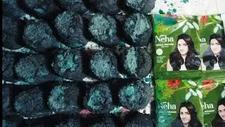 cement mix charcoal glass dry crumbling on heena packet.#trending #charcoal #cement @cycasmr9879