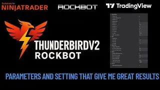 Текущие параметры торгового бота ThunderbirdV2