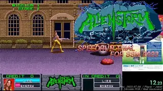 [Arcade PCB] Alien Storm - 1CC : Practice video for the 'Super Speedrun Marathon 2023'