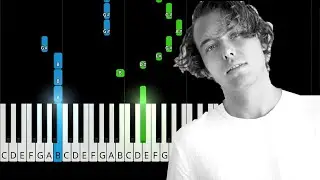 Otto Knows - Next To Me - EASY Piano Tutorial