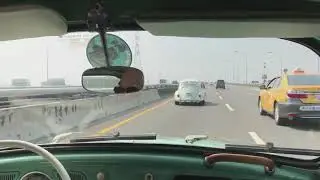 Herry&rsquo;s Beetle passing 1963 Rag Top Bug Vintage Speed Daily Drive