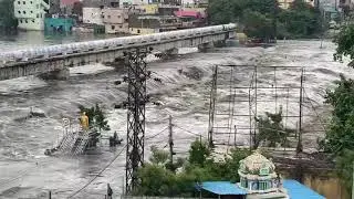 ||Hyderabad Floods || Moosarambagh Bridge Floods 2020||