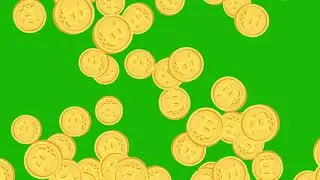 FREE Bitcoins green screen