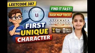 LeetCode Que - 387 First Unique Character